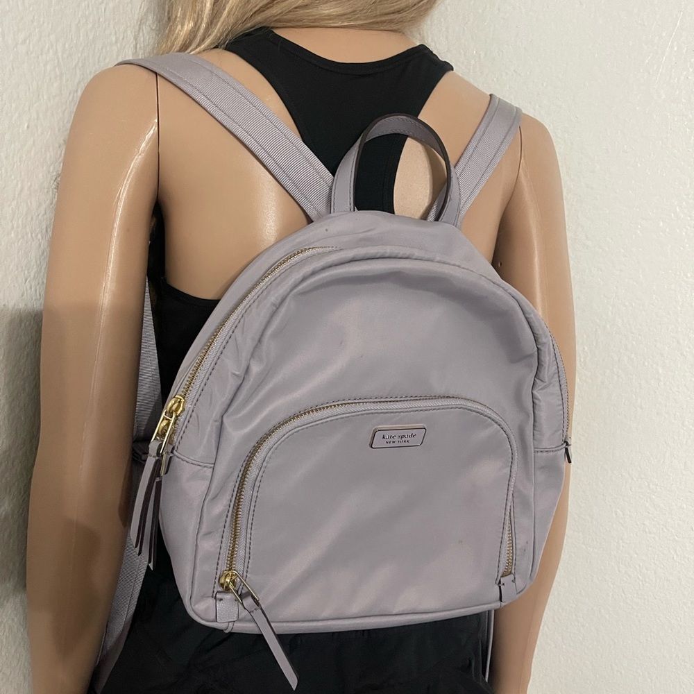 Kate Spade ♠️ New York Consellblu Medium Backpack Dawn Nylon bag - Picture 4 of 16
